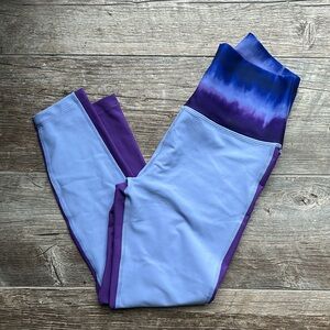 Peleton Purple and Blue Leggings